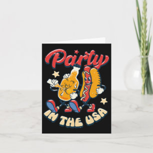 Party In The Usa 4th Of July Independence Day Usa  Card