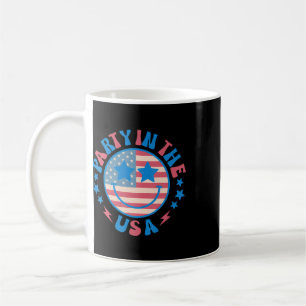 Party In The Usa 4th Of July Preppy Smile Shirts M Coffee Mug