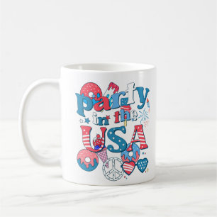 Party In The USA - American Summer July 4th Coffee Mug