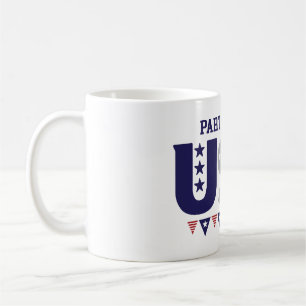 Party in the USA Mug with Flag - Funny Gift
