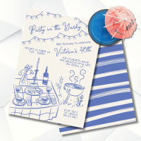 Party in the Yardy Hand Drawn BBQ Party