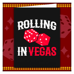 Party in Vegas Rolling in Vegas Las Vegas Card