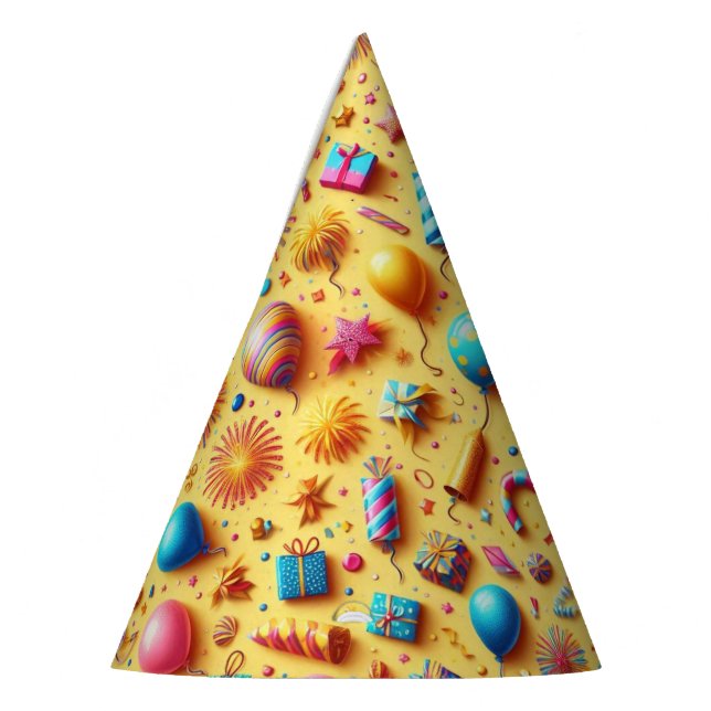 Party in Yellow Hat (Left)