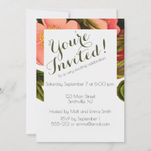 Party Invitation Custom Template Card