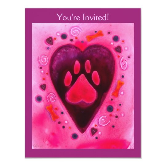 Party Invitation - "Puppy Love"