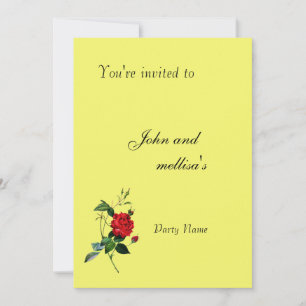 Party invitation, wedding, birthday, graduation, invitation