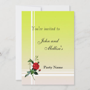 Party invitation, wedding, birthday, graduation, invitation