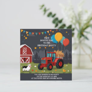 Party invitation you can personalise to your taste