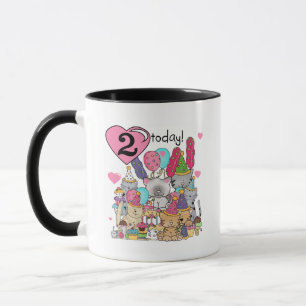 Party Kittens 2nd Birthday T-shirts and Gifts Mug