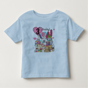 Party Kittens 3rd Birthday Tshirts and gifts
