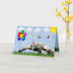 Party Komodo Dragon Happy Birthday Card