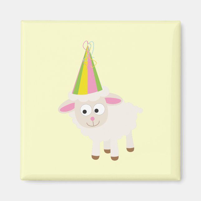 Party Lamb Magnet (Front)