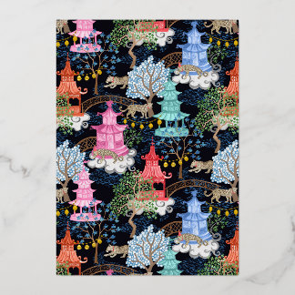 Party Leopards in the Pagoda forest