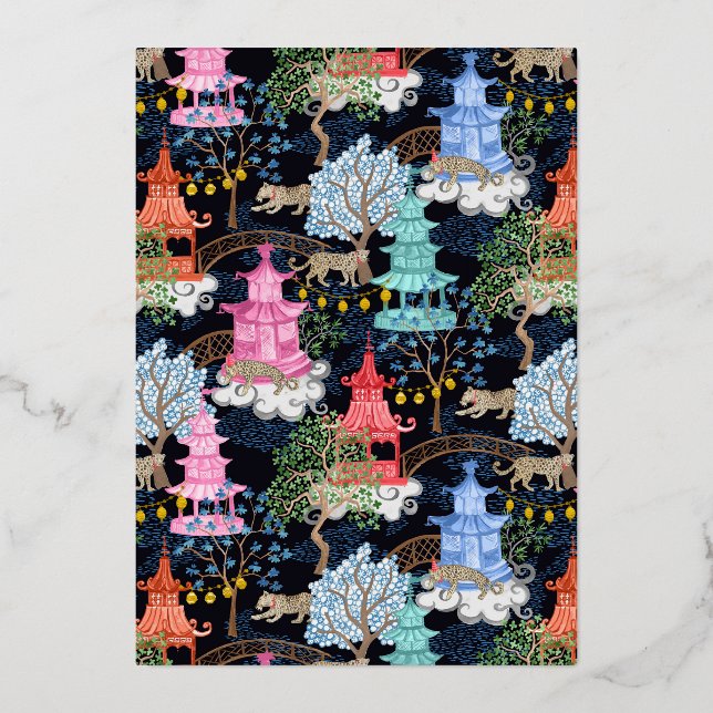 Party Leopards in the Pagoda forest (Front)