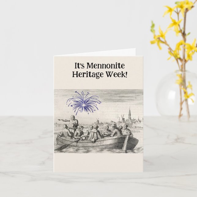 Party like 1525 MHW Greeting Card (Yellow Flower)