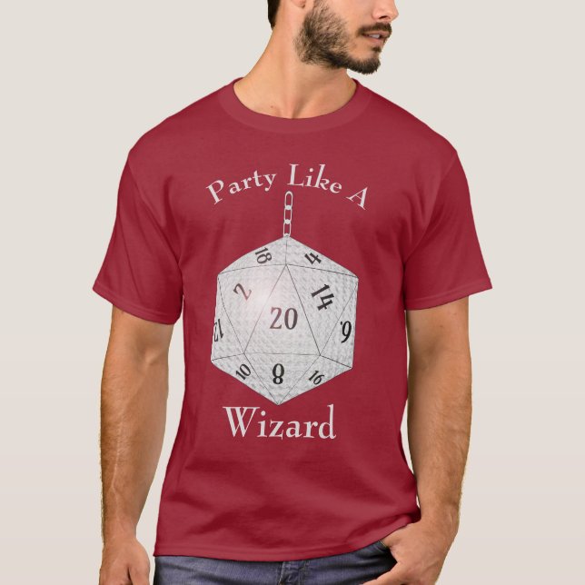 Party Like A Gamer Custom Role Payer Strategy T-Shirt (Front)