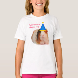 Party Like A Guinea Pig - Girls T-Shirt