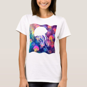 Party Like a Jellyfish Silhouette Customisable T-Shirt