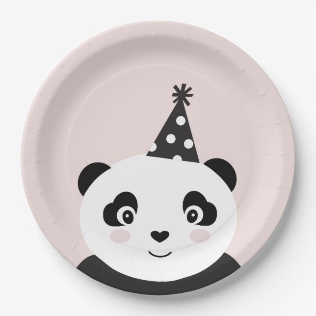 Party Like A Panda Plates (Front)