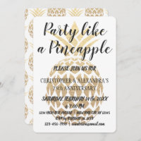 Party Like a Pineapple 25th Wedding Anniversary