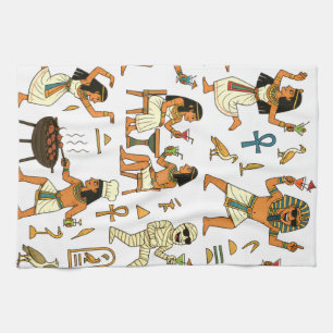 Party Like An Egyptian Tea Towel
