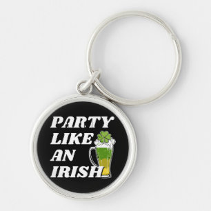 Party Like an Irish Key Ring
