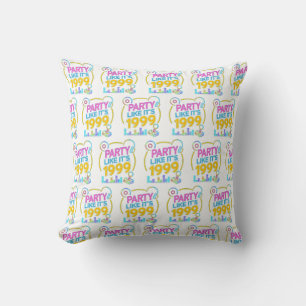 Party Like It’s 1999®™ – Electric Neon Soundtrack Cushion