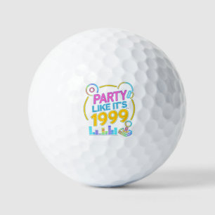 Party Like It’s 1999®™ – Electric Neon Soundtrack Golf Balls