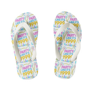 Party Like It’s 1999®™ – Electric Neon Soundtrack Kid's Thongs