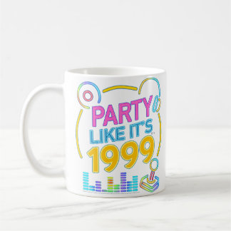 Party Like It’s 1999®™ – Neon Soundtrack Coffee Mug