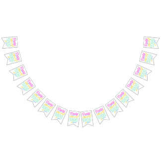 Party Like It’s 1999®™ – Neon Voltage Bunting