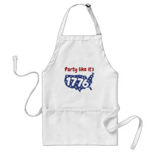 Party Like it's 1776 4th of July Standard Apron