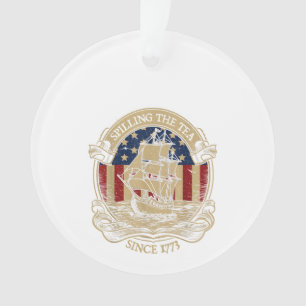 Party Like It's 1776 – Retro George Washington Des Ornament