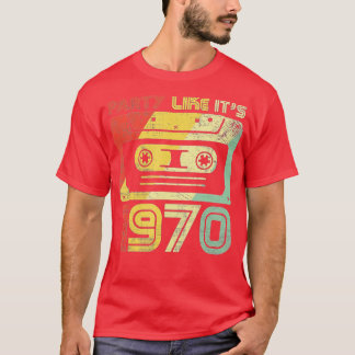 Party Like It's 1970 Retro 70s Party Outfit Costum T-Shirt