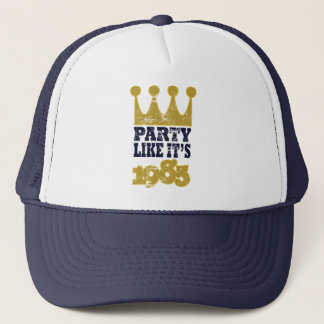 Party like it's 1985 trucker hat