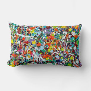 Party Like it's 1999 Cotton Lumbar Throw Pillow