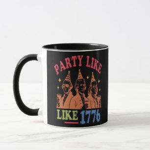 Party Like Like 1776 Retro Vintage Mug