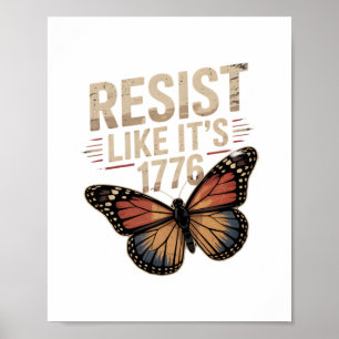 Party Like USA It's 1776 Funny Design Poster