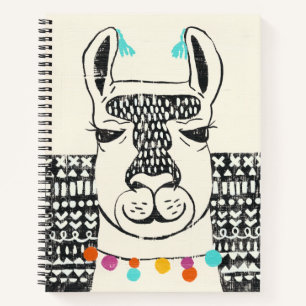 Party Llama - Portrait Notebook