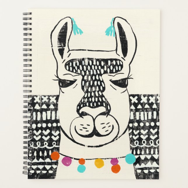 Party Llama - Portrait Planner (Front)