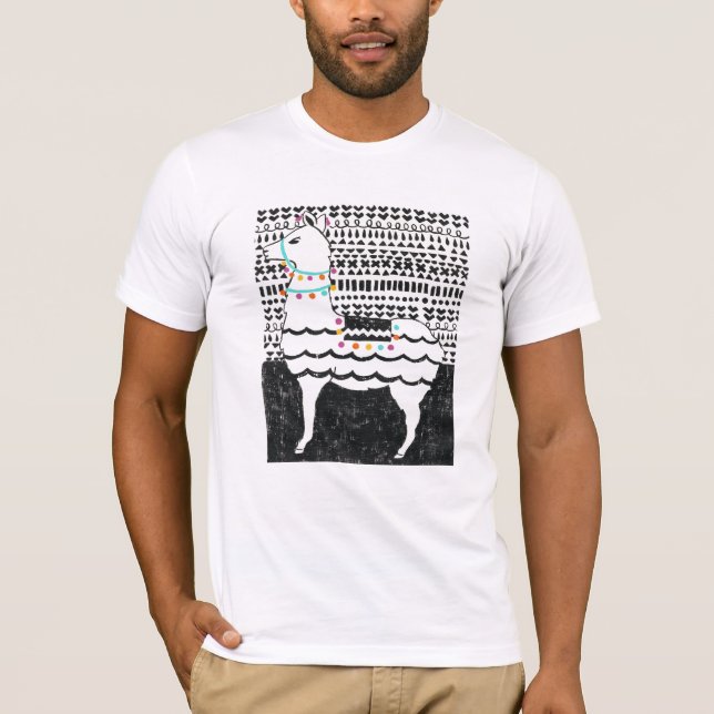 Party Llama T-Shirt (Front)