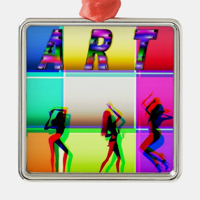 Party Metal Ornament (Front)