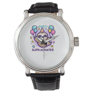 Party Mode Sloth Activated Birthday Balloon Sloth  Watch