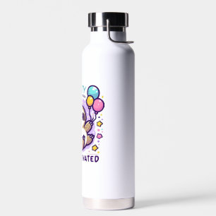 Party Mode Sloth Activated Birthday Balloon Sloth  Water Bottle