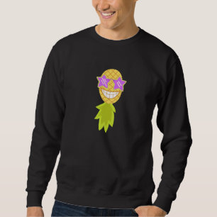 Party Mode Upside Down Pineapple Swinger Vanilla S Sweatshirt