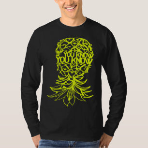 Party Mode Upside Down Pineapple Swinger Vanilla S T-Shirt