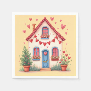 Party napkins Happy Valentine's Day