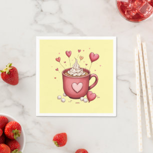 Party napkins Happy Valentine's Day