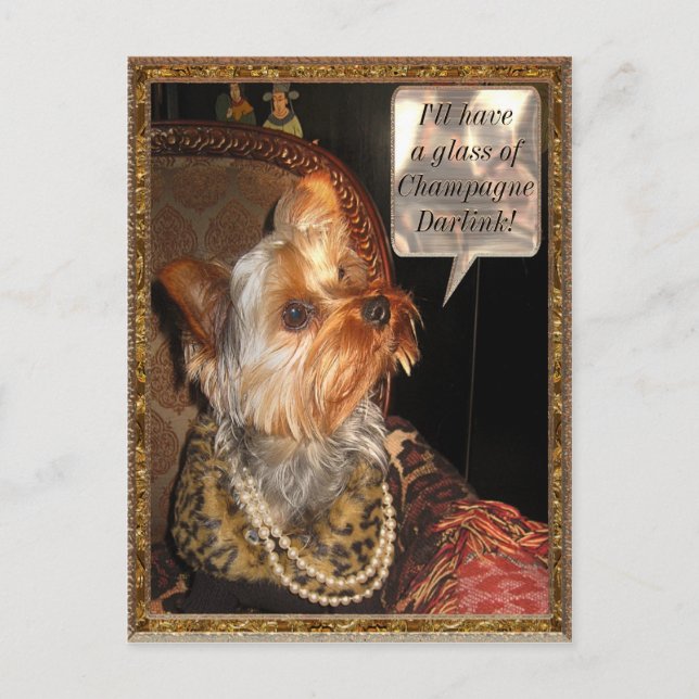 Party Night Customisable Postcard (Front)