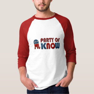Party of Know Funny GOP T-Shirt